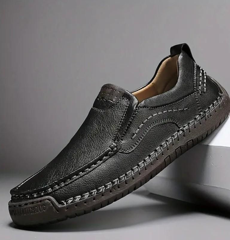 Men's Stitching Breathable Anti-skid Slip On Shoes