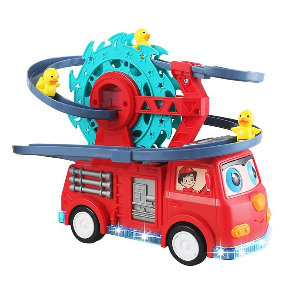 Fire Truck with Climbing Duck & Siren Sounds